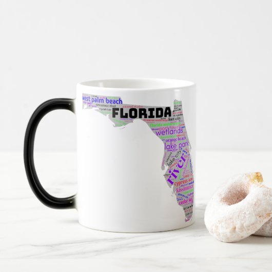 Florida - Sunshine Staat Verwandlungstasse (Mit Donut)