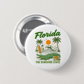Florida - Sunshine State Knopf Button (Vorne & Hinten)