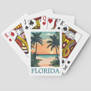 Florida Sunshine State – Tropisches Strandparadies Spielkarten