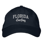 Florida Surfing bestickter Baseballhut Bestickte Baseballkappe (Vorderseite)