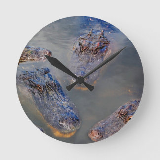 Florida-swimming-hole-design-001 Runde Wanduhr