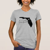 Florida-T-Shirt für Geborenen und rohen Staat T-Shirt (Vorderseite)