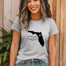 Florida-T-Shirt für Geborenen und rohen Staat