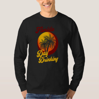Florida Tag-Trinken Retro-Strand Sommer Familienur T-Shirt