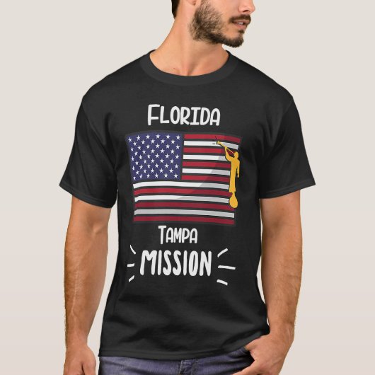 Florida Tampa Mormon LDS Mission T-Shirt (Vorderseite)