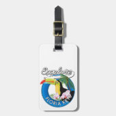 Florida-Tasten-Retro-Logo Gepäckanhänger (Vorderseite vertikal)
