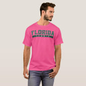 Florida Tennis Grüner Text T-Shirt (Vorne ganz)