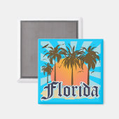 Florida The Sunshine Staat USA Magnet (Vorderseite/Rückseite)