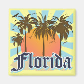 Florida The Sunshine Staat USA Magnet (Vorne)