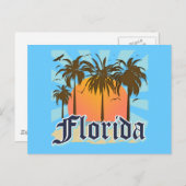 Florida The Sunshine Staat USA Postkarte (Vorne/Hinten)
