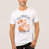 Florida The Sunshine State - & Palm Beach Tri-Blend Shirt (Vorderseite)