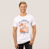 Florida The Sunshine State - & Palm Beach Tri-Blend Shirt (Vorderseite voll)