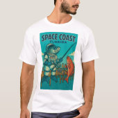 Florida Themed Spacefefisch T - Shirt Design (Vorderseite)