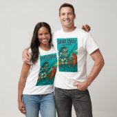 Florida Themed Spacefefisch T - Shirt Design (Unisex)