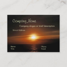 Florida-Themenorientierte Visitenkarte