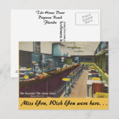 Florida, Tile House Diner, Daytona Beach Postkarte (Vorne/Hinten)