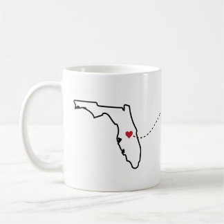 Florida to Maryland - Heart2Heart Coffee Tasse