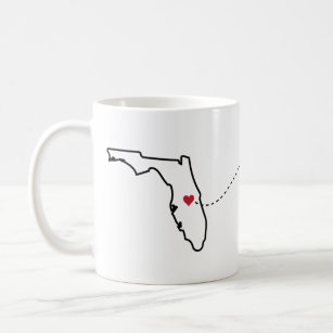 Florida to Vermont - Heart2Heart Coffee Tasse