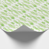 Florida Toile (Limegrün) Geschenkpapier (Ecke)