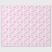 Florida Toile (Pink) Geschenkpapier (Flach)
