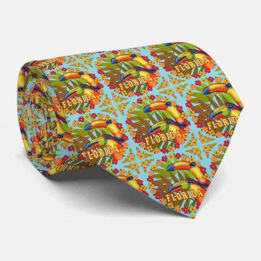 Florida Toucans Krawatte (Gerollt)