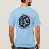 Florida trägt T-Shirt (Rückseite)