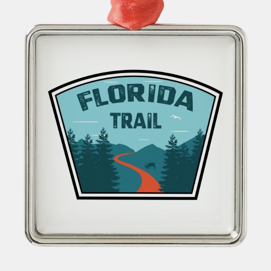 Florida Trail Ornament Aus Metall (Vorne)