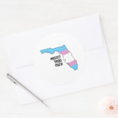 Florida Trans Jugend schützen Runder Aufkleber (Umschlag)