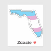 Florida Trans Pride Aufkleber (Blatt)