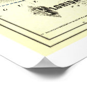 Florida Transit Bahn Karte 1882 Poster (Ecke)