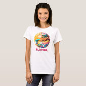 Florida Träume: Küstensteigerlichkeit T-Shirt (Vorne ganz)