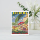 Florida Travel Postkarte (Stehend Vorderseite)
