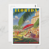Florida Travel Postkarte (Vorne/Hinten)