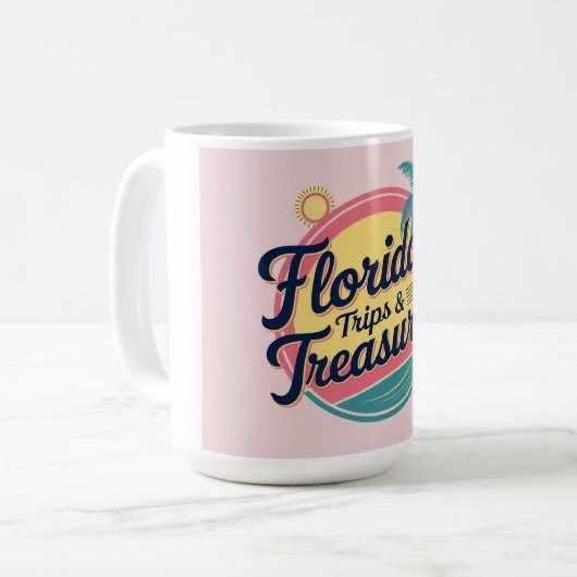 Florida Trips & Treasures Coffee Mug Kaffeetasse (Vorderseite Links)