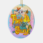 Florida Typ Keramik Ornament (Rechts)