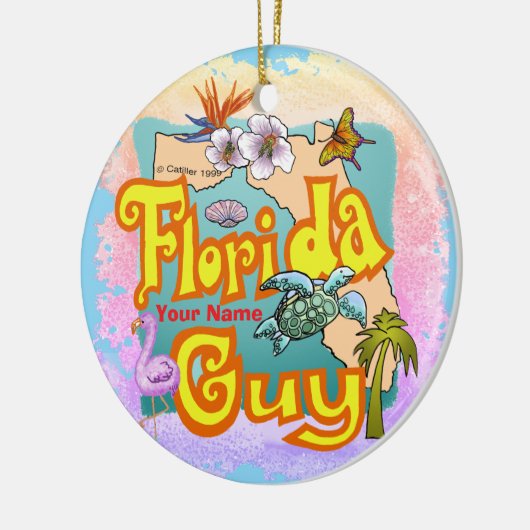 Florida Typ Keramik Ornament (Links)