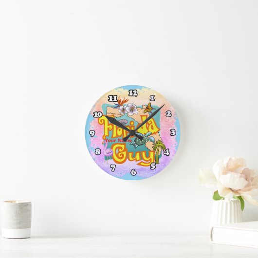 Florida Typ Runde Wanduhr (Zuhause)