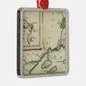 Florida, überlegene Seen, Bahamas Silbernes Ornament (Rechts)