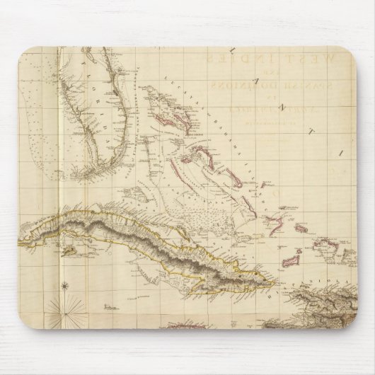 Florida und West Indies Mousepad (Vorne)