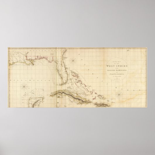 Florida und Westindien Poster (Vorne)