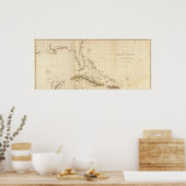 Florida und Westindien Poster (Küche)