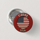 Florida United States of America Button (Vorne & Hinten)