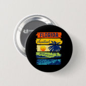Florida Urlaub 2026 Meer Sand Strand Sommer Reise Button (Vorne & Hinten)