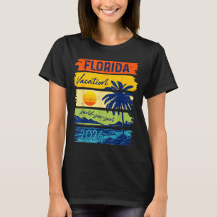 Florida Urlaub 2026 Meer Sand Strand Sommer Reise T-Shirt