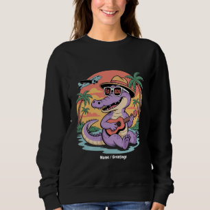 Florida Urlaub Niedlich Cooler Sommer Alligator Fu Sweatshirt