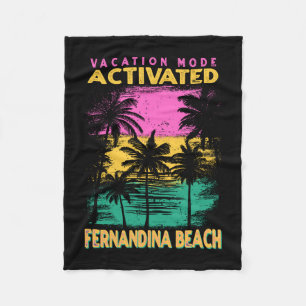 Florida-Urlaubsmodus aktiviert Fernandina Beach Fleecedecke