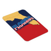 Florida-US Flagge-Karte Magnet (Rechte Seite)