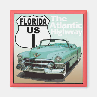 Florida US Route 1 - Atlantische Autobahn Magnet