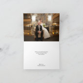 FLORIDA USA & DEUTSCHLAND Airmail Wedding Vielen D Dankeskarte (Innenseite)