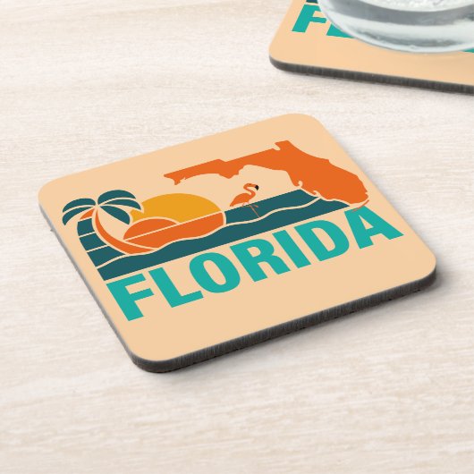 Florida, USA Getränkeuntersetzer (Linke Seite)